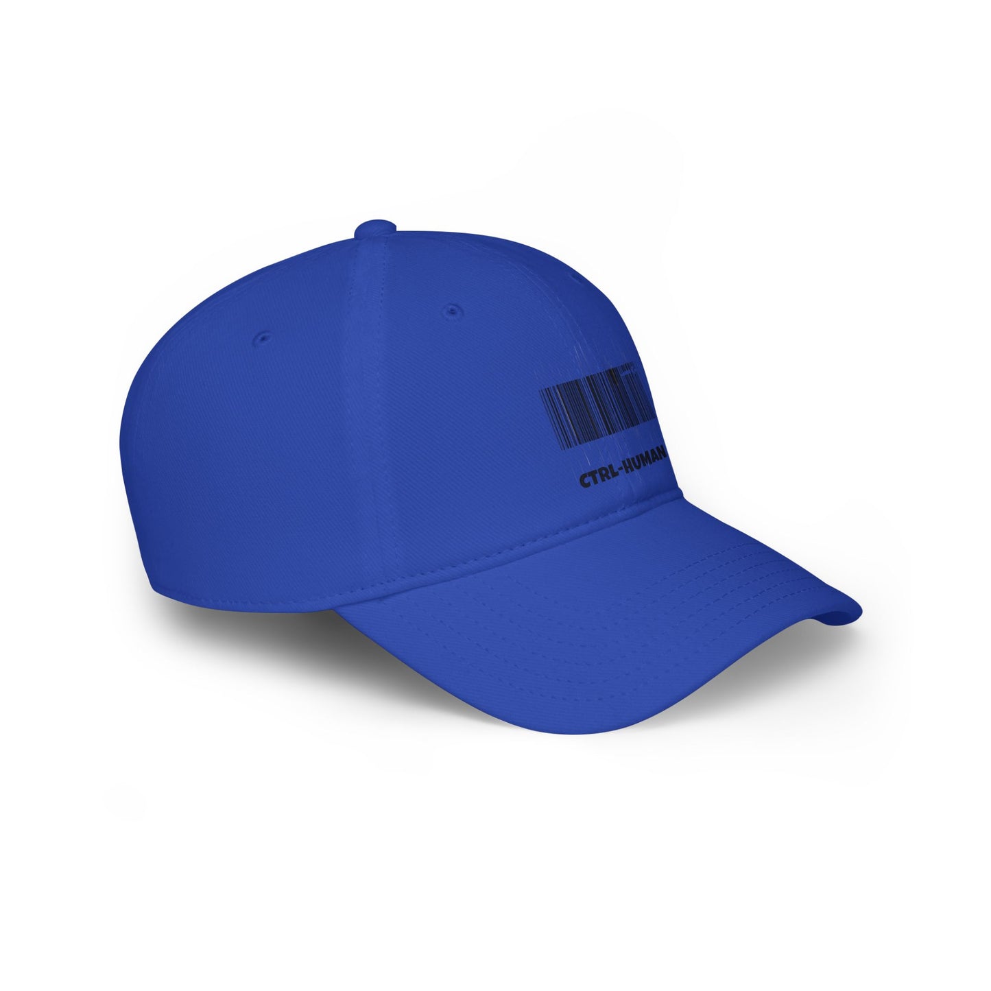Modern Red Baseball Cap with CTRL-HUMAN Design, Casual Hat, Trendy Accessory, Gift for Tech Enthusiasts, Fashion Statement Cap