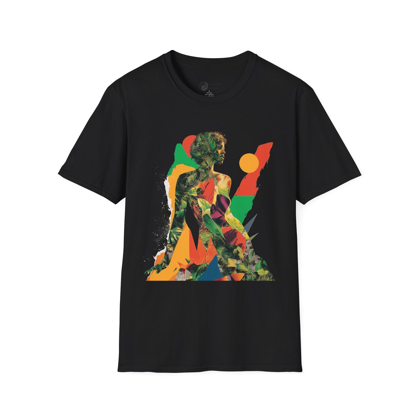 Vibrant Art T-Shirt, Bohemian Style Tee, Casual Wear, Gift for Artists, Summer Outfit, Unique Graphic Shirt