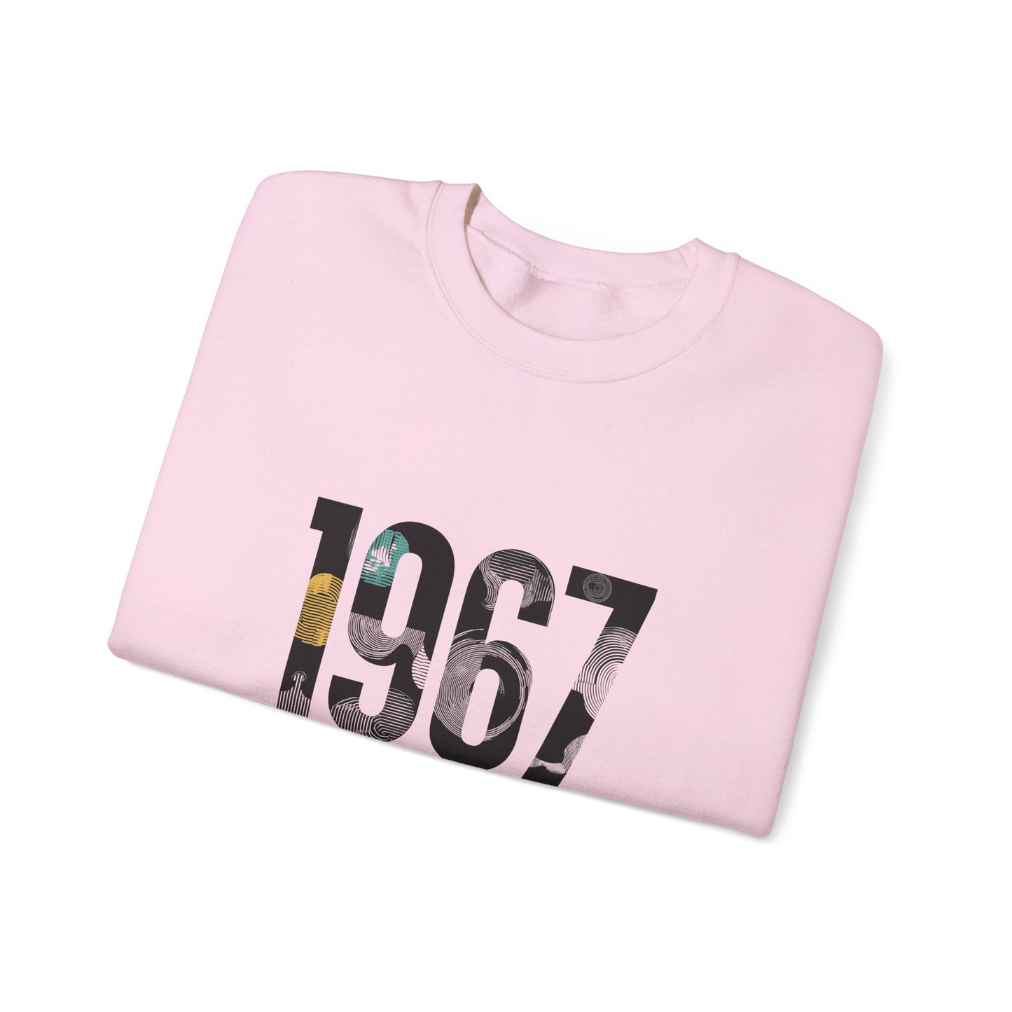 Retro 1967 Crewneck Sweatshirt for Nostalgic Vibes, Unisex Comfy Pullover, Vintage Gift, Casual Relaxed Fit, Perfect for Any Occasion