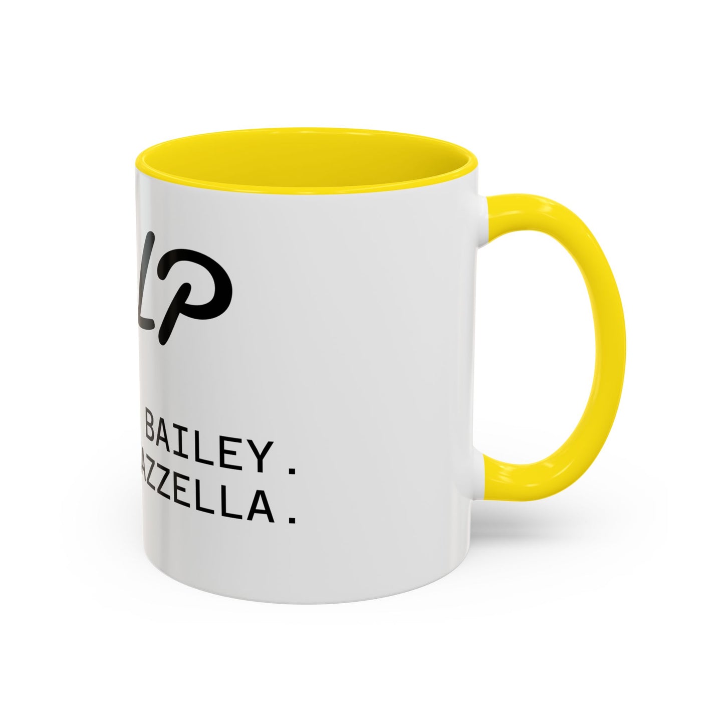 Stylish Accent Coffee Mug | Personalized Gift for Coffee Lovers, Cute Office Mug, Unique Tea Cup, Birthday Present