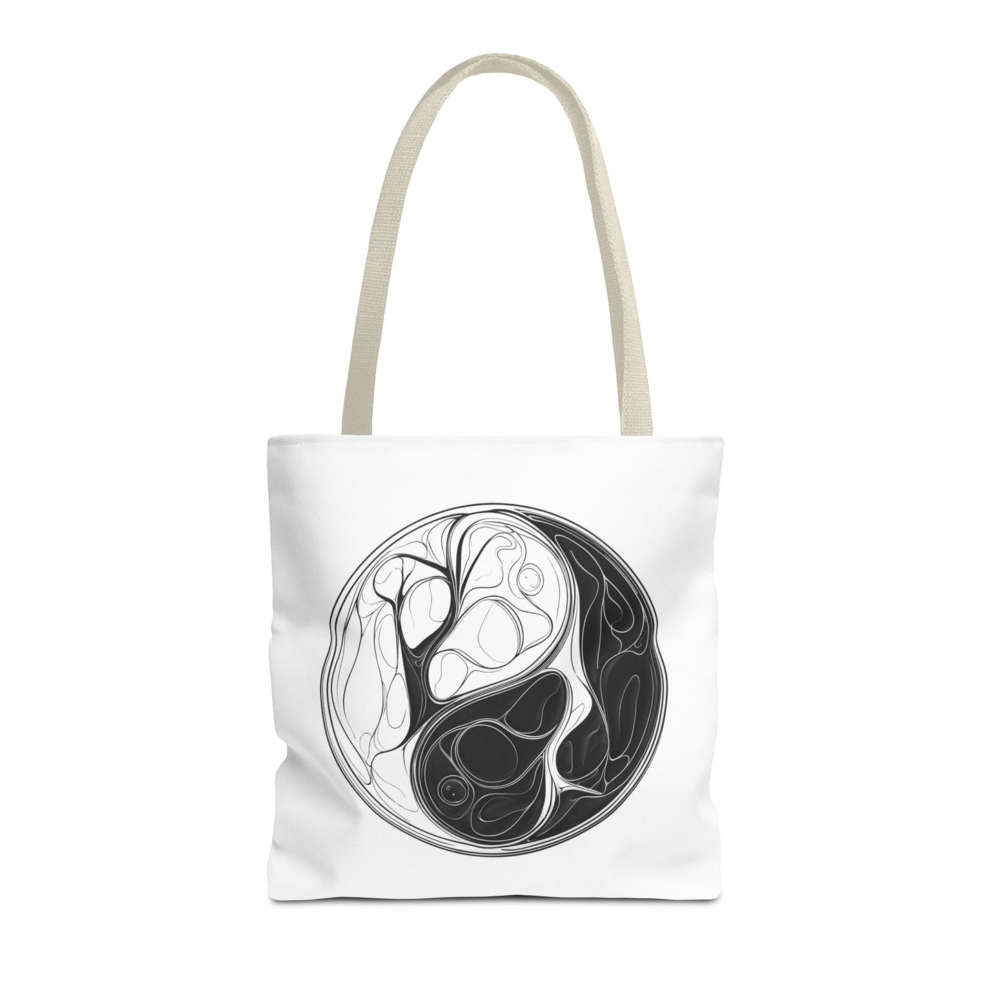 Yin Yang Tote Bag, Eco-Friendly, Reusable Shopping Bag, Gift for Nature Lovers, Equality Statement Bag, Conscious Lifestyle Accessory