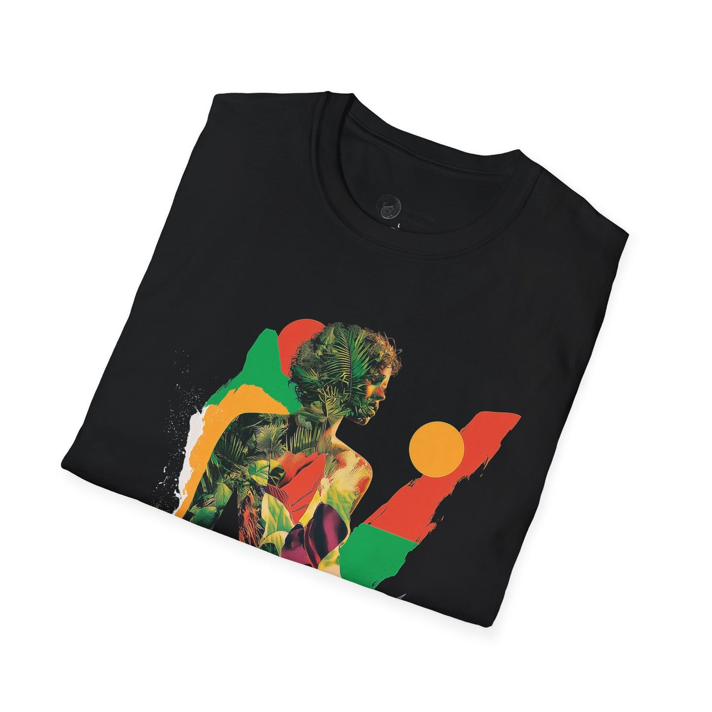 Vibrant Art T-Shirt, Bohemian Style Tee, Casual Wear, Gift for Artists, Summer Outfit, Unique Graphic Shirt