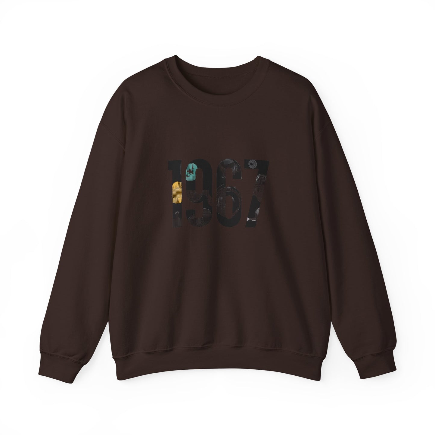 Retro 1967 Crewneck Sweatshirt for Nostalgic Vibes, Unisex Comfy Pullover, Vintage Gift, Casual Relaxed Fit, Perfect for Any Occasion