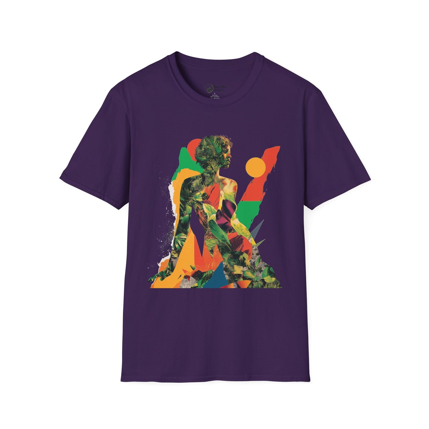 Vibrant Art T-Shirt, Bohemian Style Tee, Casual Wear, Gift for Artists, Summer Outfit, Unique Graphic Shirt