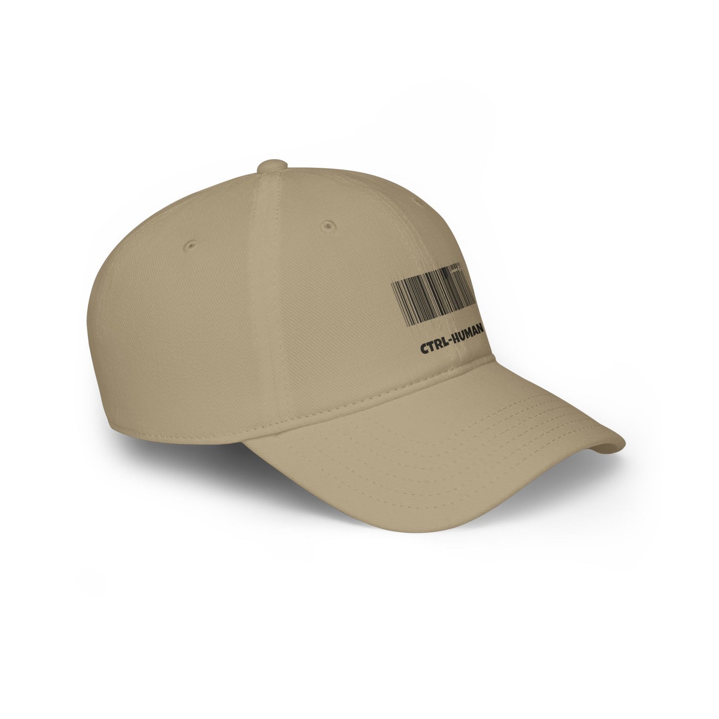 Modern Red Baseball Cap with CTRL-HUMAN Design, Casual Hat, Trendy Accessory, Gift for Tech Enthusiasts, Fashion Statement Cap