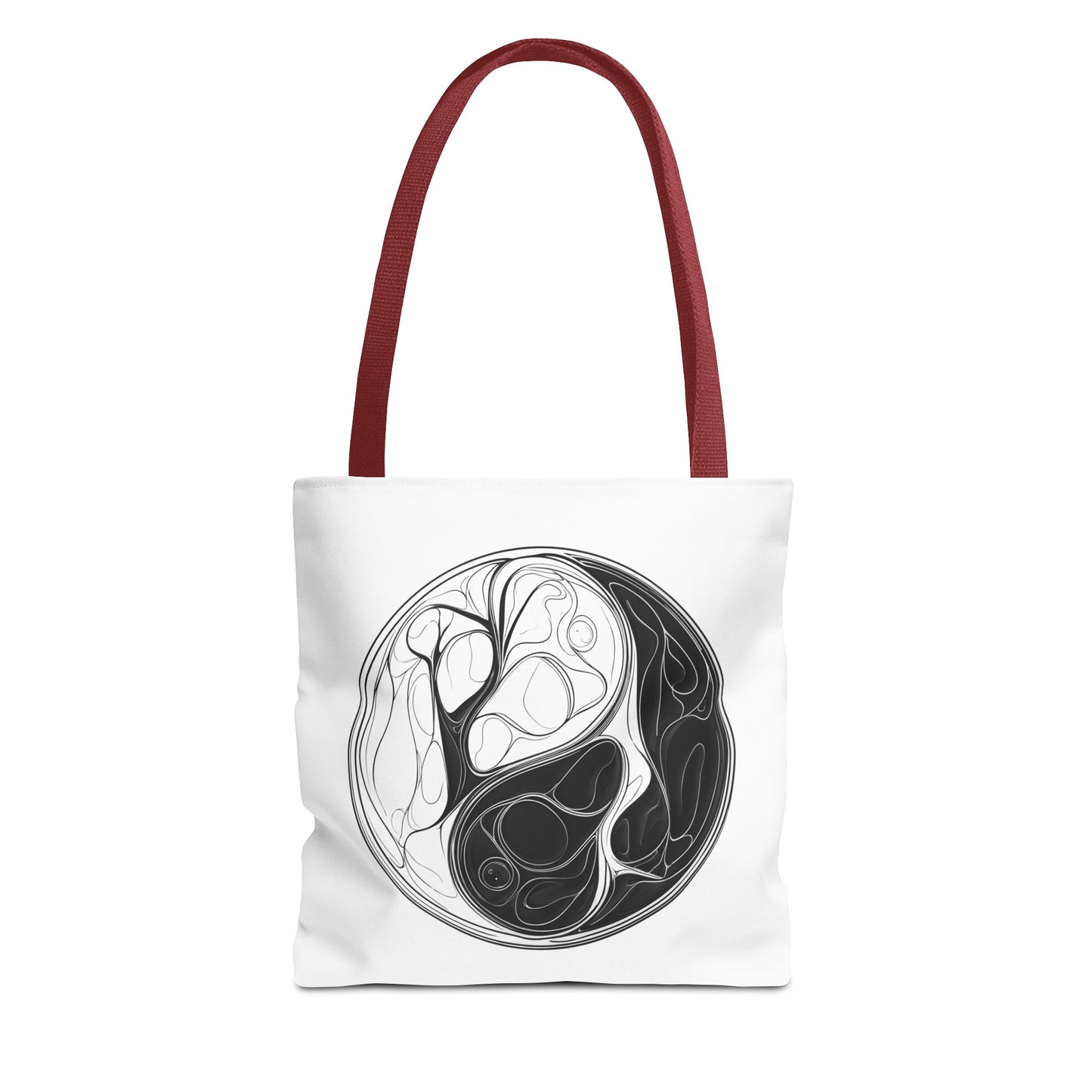 Yin Yang Tote Bag, Eco-Friendly, Reusable Shopping Bag, Gift for Nature Lovers, Equality Statement Bag, Conscious Lifestyle Accessory