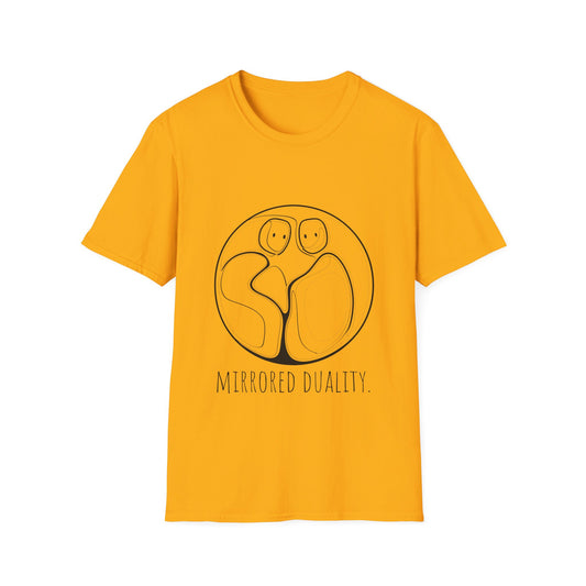 Mirrored Duality Unisex Softstyle T-Shirt | Relationship Shirt, Gift for Couples, Modern Art Tee, Comfortable Casual Wear, Unique [...]