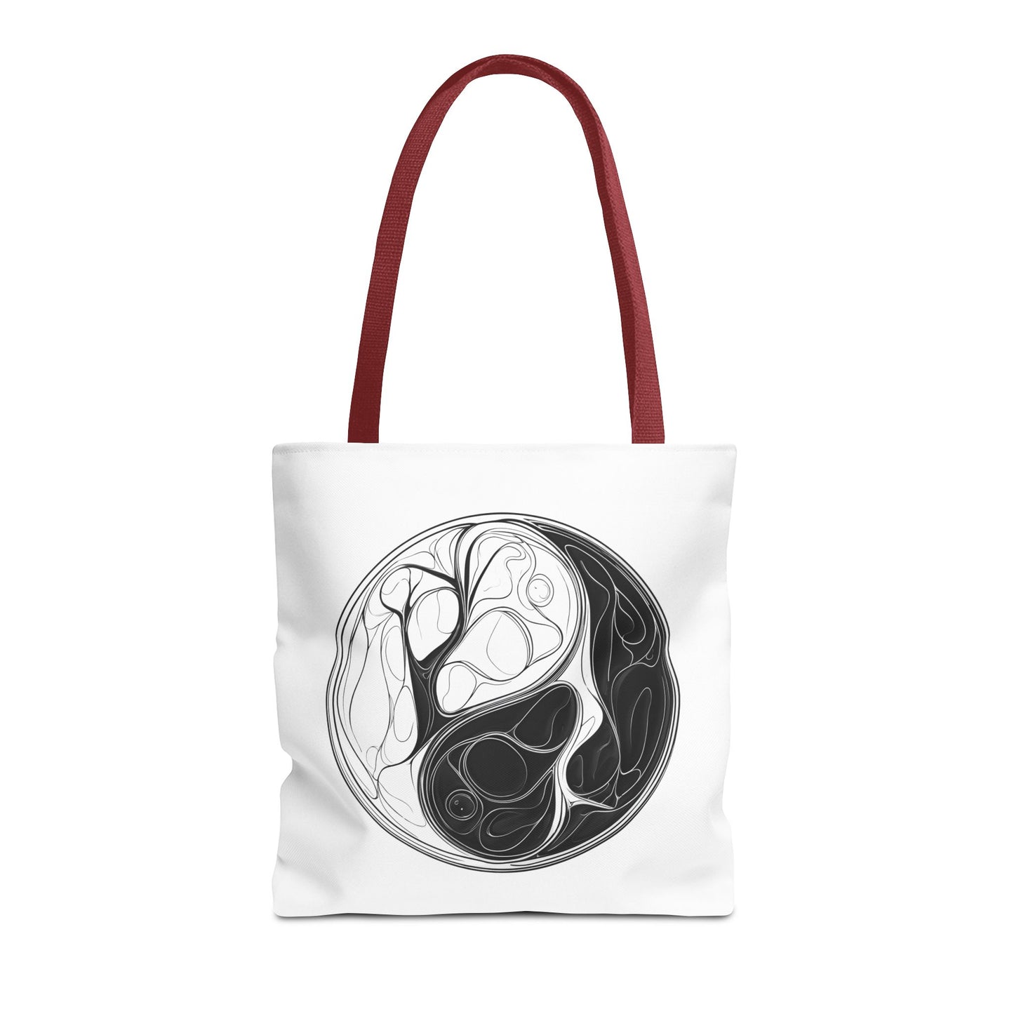 Yin Yang Tote Bag, Eco-Friendly, Reusable Shopping Bag, Gift for Nature Lovers, Equality Statement Bag, Conscious Lifestyle Accessory
