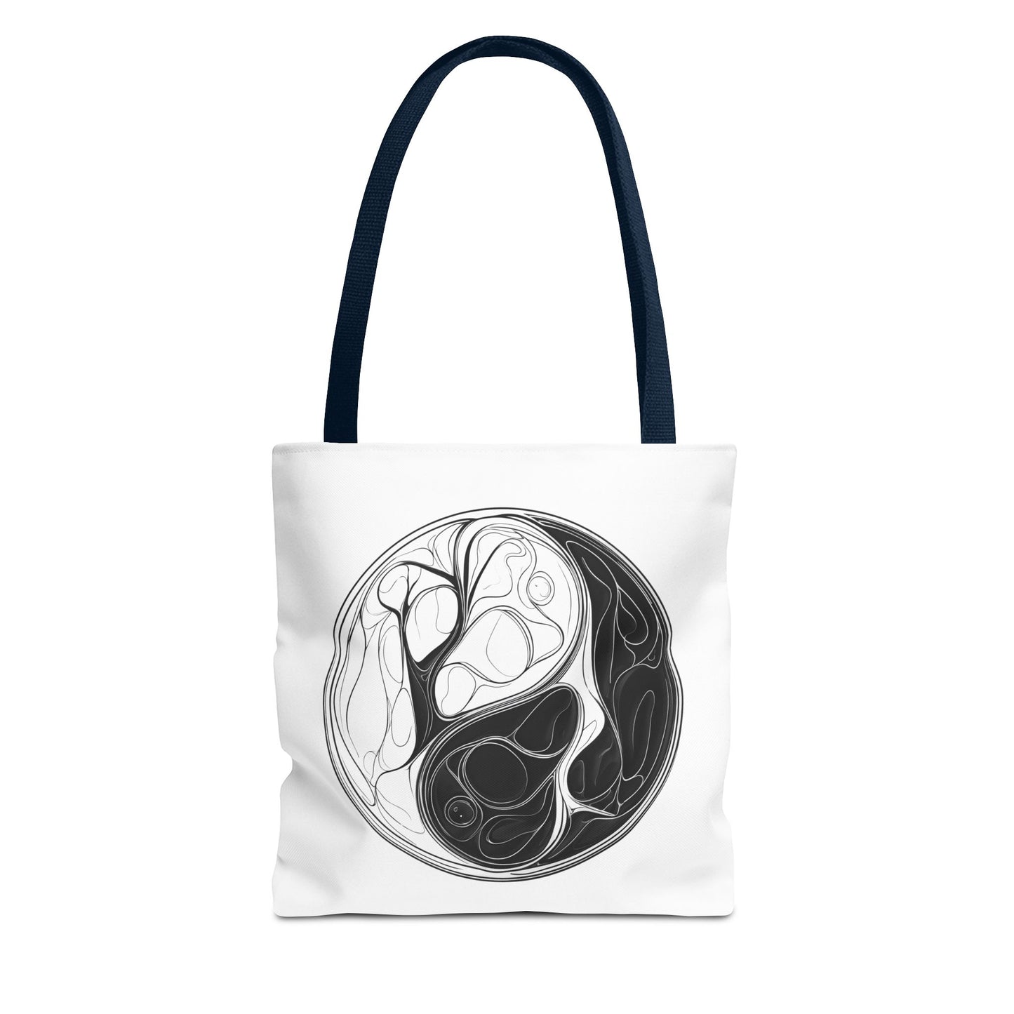 Yin Yang Tote Bag, Eco-Friendly, Reusable Shopping Bag, Gift for Nature Lovers, Equality Statement Bag, Conscious Lifestyle Accessory