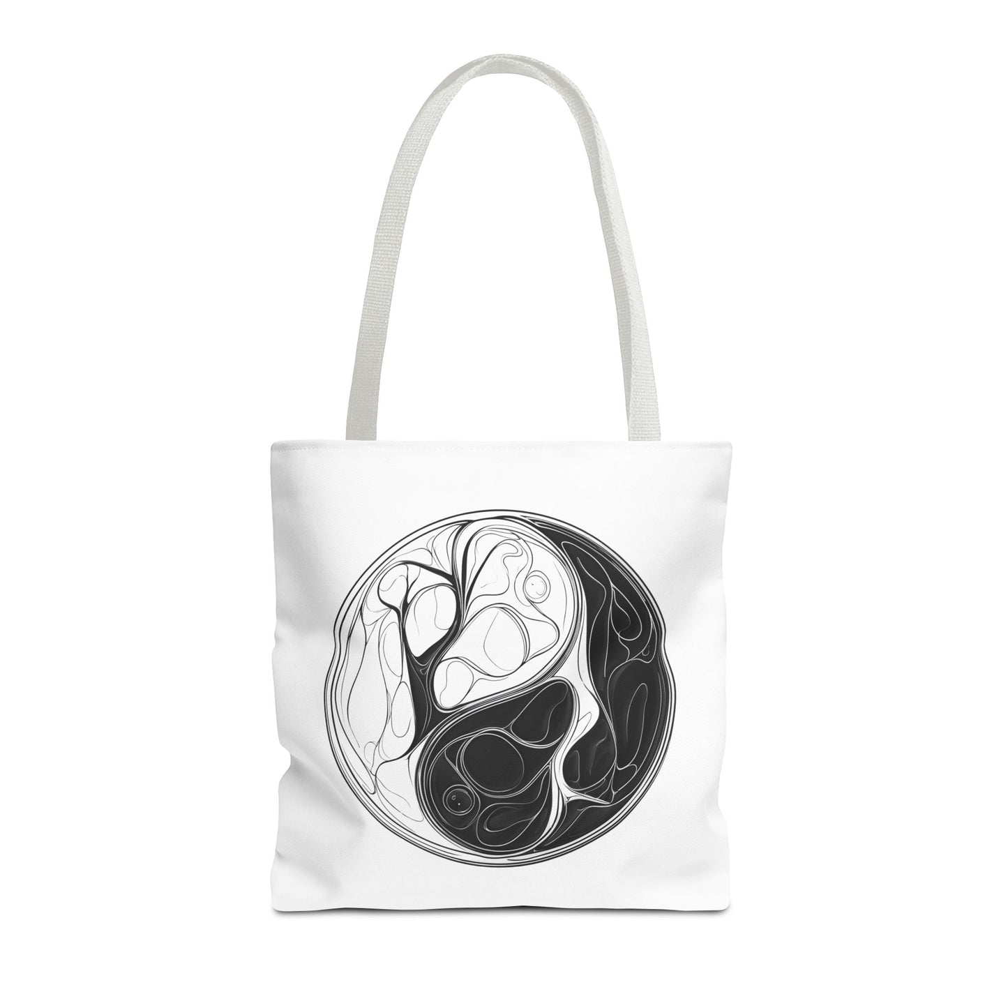 Yin Yang Tote Bag, Eco-Friendly, Reusable Shopping Bag, Gift for Nature Lovers, Equality Statement Bag, Conscious Lifestyle Accessory