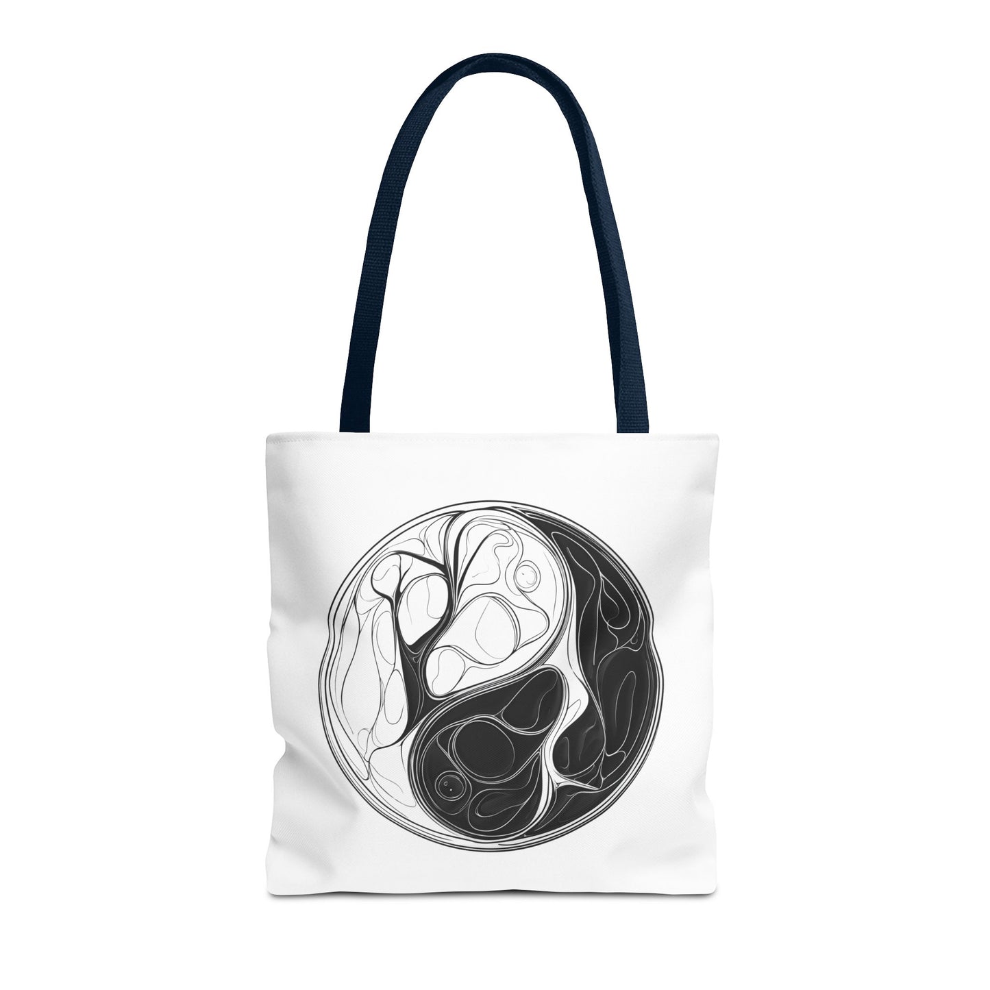 Yin Yang Tote Bag, Eco-Friendly, Reusable Shopping Bag, Gift for Nature Lovers, Equality Statement Bag, Conscious Lifestyle Accessory