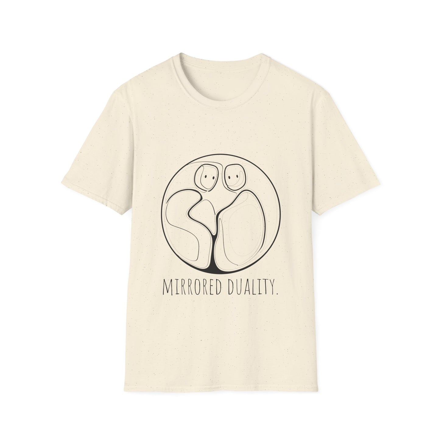 Mirrored Duality Unisex Softstyle T-Shirt | Relationship Shirt, Gift for Couples, Modern Art Tee, Comfortable Casual Wear, Unique [...]