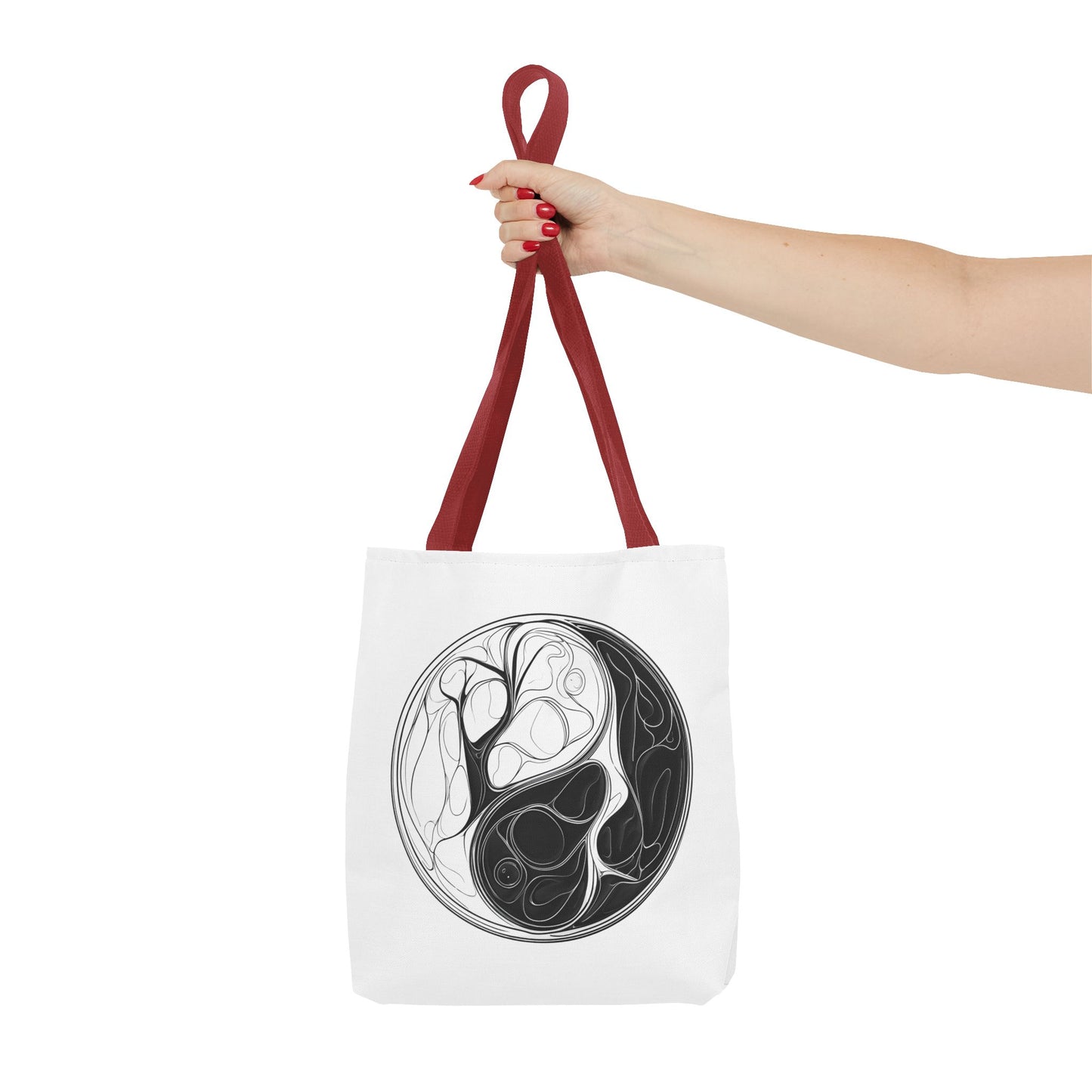 Yin Yang Tote Bag, Eco-Friendly, Reusable Shopping Bag, Gift for Nature Lovers, Equality Statement Bag, Conscious Lifestyle Accessory