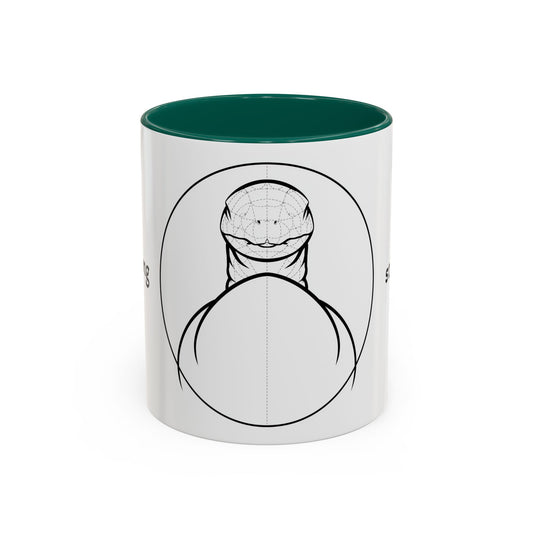 Calming Tortoise Mug, Colorful Ceramic Cup, Unique Animal Lover Gift, Relaxing Tea Coffee Drinkware, Mindful Meditation Kitchen Decor