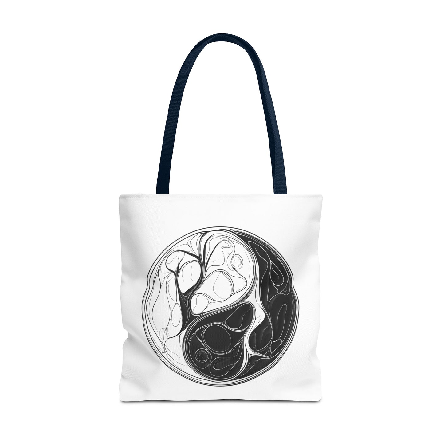 Yin Yang Tote Bag, Eco-Friendly, Reusable Shopping Bag, Gift for Nature Lovers, Equality Statement Bag, Conscious Lifestyle Accessory