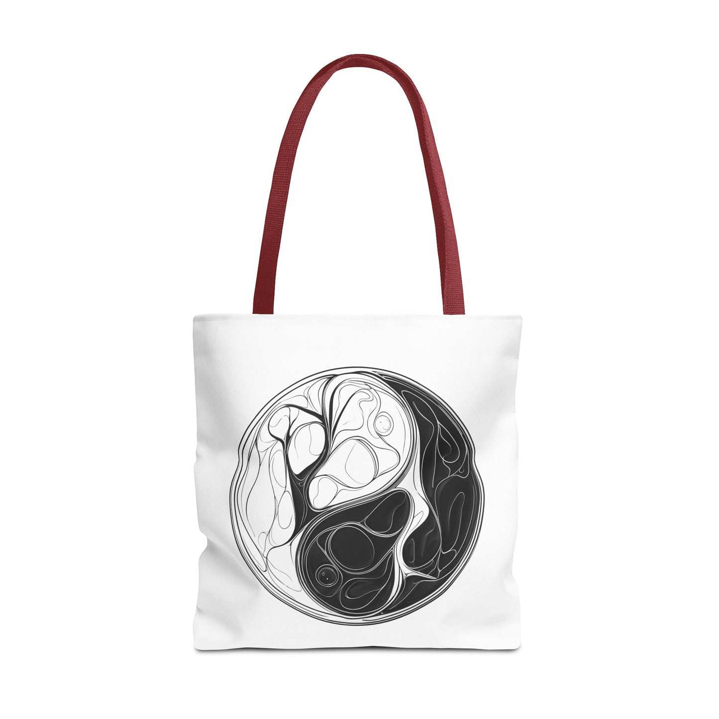 Yin Yang Tote Bag, Eco-Friendly, Reusable Shopping Bag, Gift for Nature Lovers, Equality Statement Bag, Conscious Lifestyle Accessory