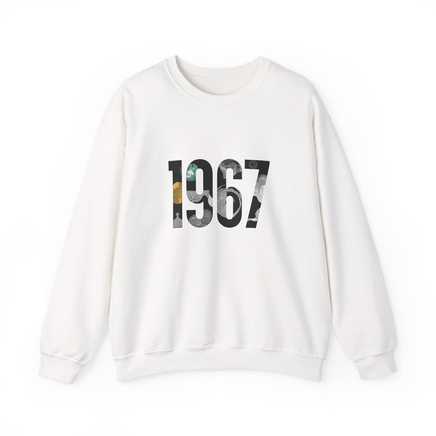 Retro 1967 Crewneck Sweatshirt for Nostalgic Vibes, Unisex Comfy Pullover, Vintage Gift, Casual Relaxed Fit, Perfect for Any Occasion