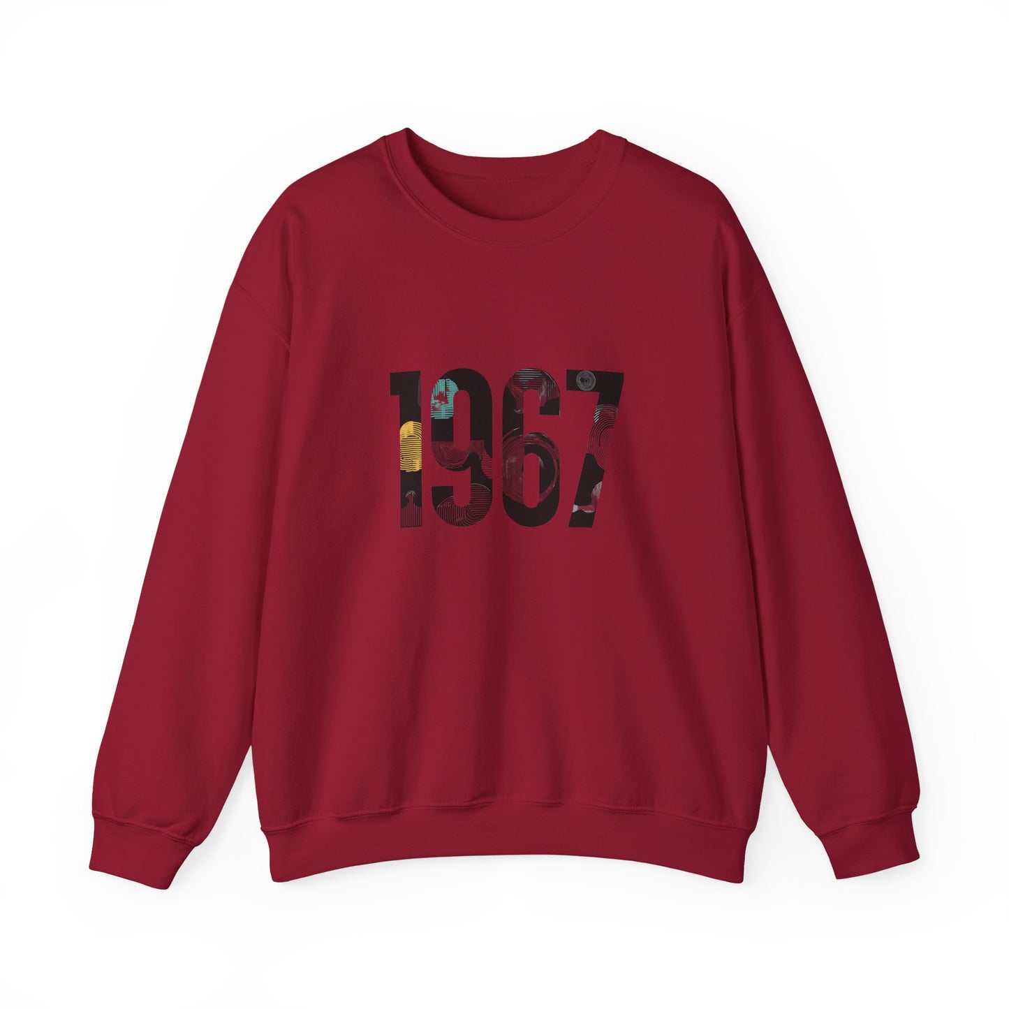 Retro 1967 Crewneck Sweatshirt for Nostalgic Vibes, Unisex Comfy Pullover, Vintage Gift, Casual Relaxed Fit, Perfect for Any Occasion
