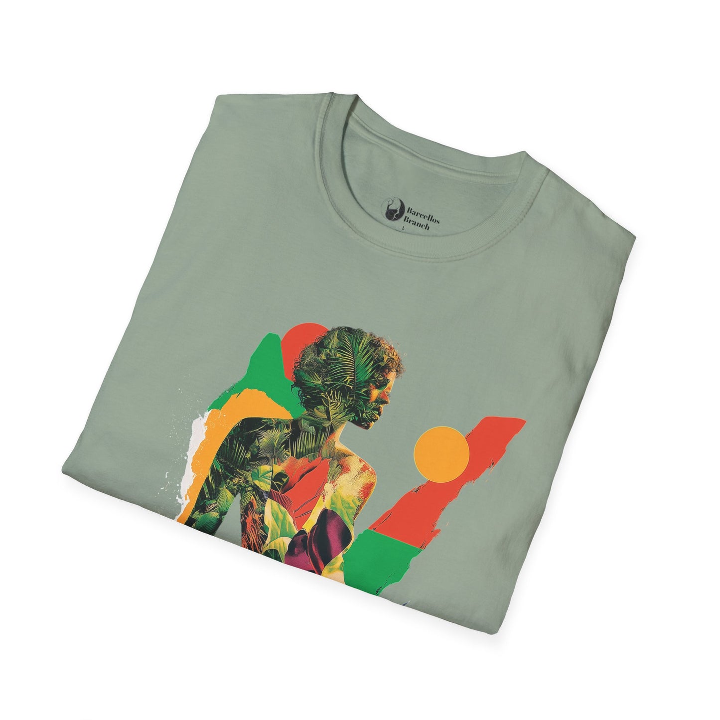 Vibrant Art T-Shirt, Bohemian Style Tee, Casual Wear, Gift for Artists, Summer Outfit, Unique Graphic Shirt